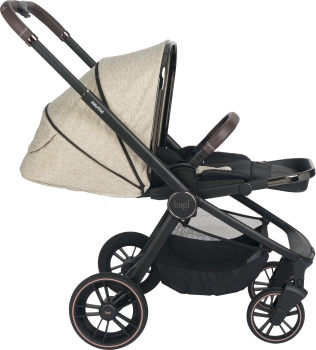 Bagi Easyfold 3S Cosmo Travel Sistem Bebek Arabası Beige - Black - 8