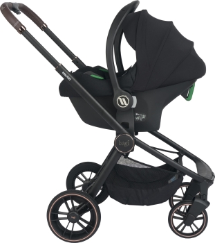 Bagi Easyfold 3S Cosmo Travel Sistem Bebek Arabası Beige - Black - 12