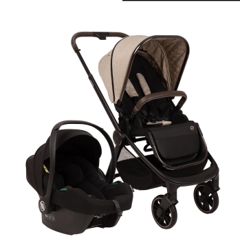 Bagi Easyfold 3S Cosmo Travel Sistem Bebek Arabası Beige - Black - 1