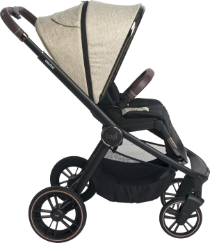 Bagi Easyfold 3S Cosmo Travel Sistem Bebek Arabası Beige - Black - 4