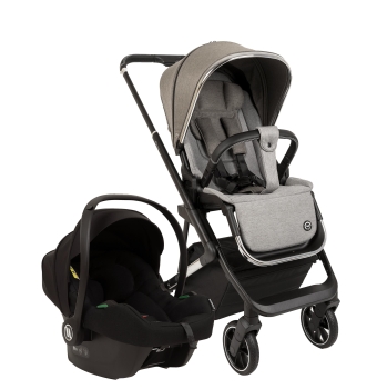 Bagi Nanofold 3 Cosmo Travel Sistem Bebek Arabası Light Grey - Black - 1