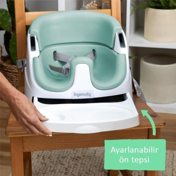 Ingenuity Baby Base Portatif Mama Sandalyesi Mist - 4