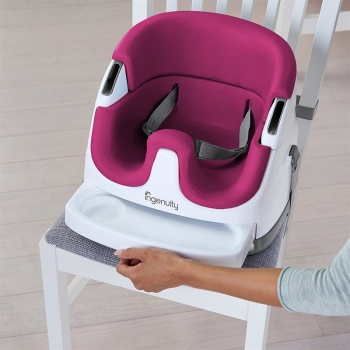 Ingenuity Baby Base Portatif Mama Sandalyesi Pink Flambe - 7