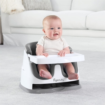 Ingenuity Baby Base Portatif Mama Sandalyesi Slate - 2