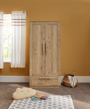 Mamas Papas Atlas Wardrobe Pale Oak - 4