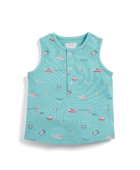 Mamas Papas Beach Prınt Vest - 1