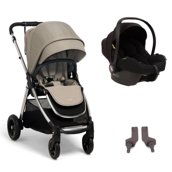 Mamas Papas Flip XT 3 Cosmo Travel Sistem Bebek Arabası Fawn - Black - 1