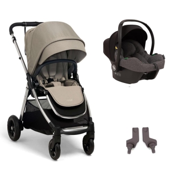 Mamas Papas Flip XT 3 Cosmo Travel Sistem Bebek Arabası Fawn - Grey - 1