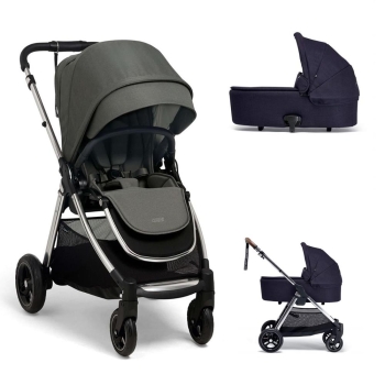 Mamas Papas Flip XT 3 Portbebeli Set Bebek Arabası Harbour Grey - 1