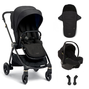 Mamas Papas Strada Cosmo Travel Sistem Bebek Arabası Black Diamond - 1