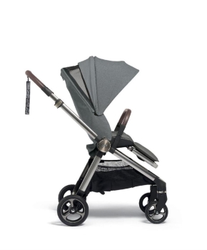 Mamas Papas Strada Cosmo Travel Sistem Bebek Arabası Grey Melange - Black - 7