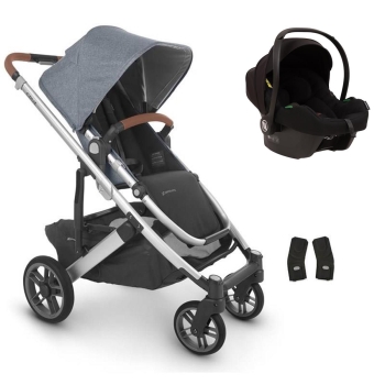 Uppababy Cruz V2 Cosmo Travel Sistem Bebek Arabası Gregory - Black - 1