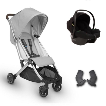 Uppababy Minu Cosmo Travel Sistem Bebek Arabası Devin - Black - 1