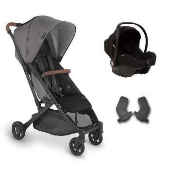 Uppababy Minu V2 Cosmo Travel Sistem Bebek Arabası Greyson - Black - 1