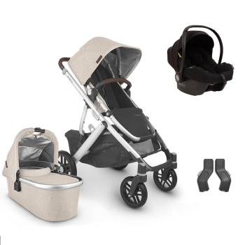 Uppababy Vista V2 Cosmo Travel Sistem Bebek Arabası Declan - Black - 1